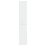 Hoge Kast 92X33X Bewerkt Hout Wit