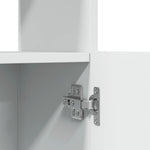 Hoge Kast 92X33X Bewerkt Hout Wit