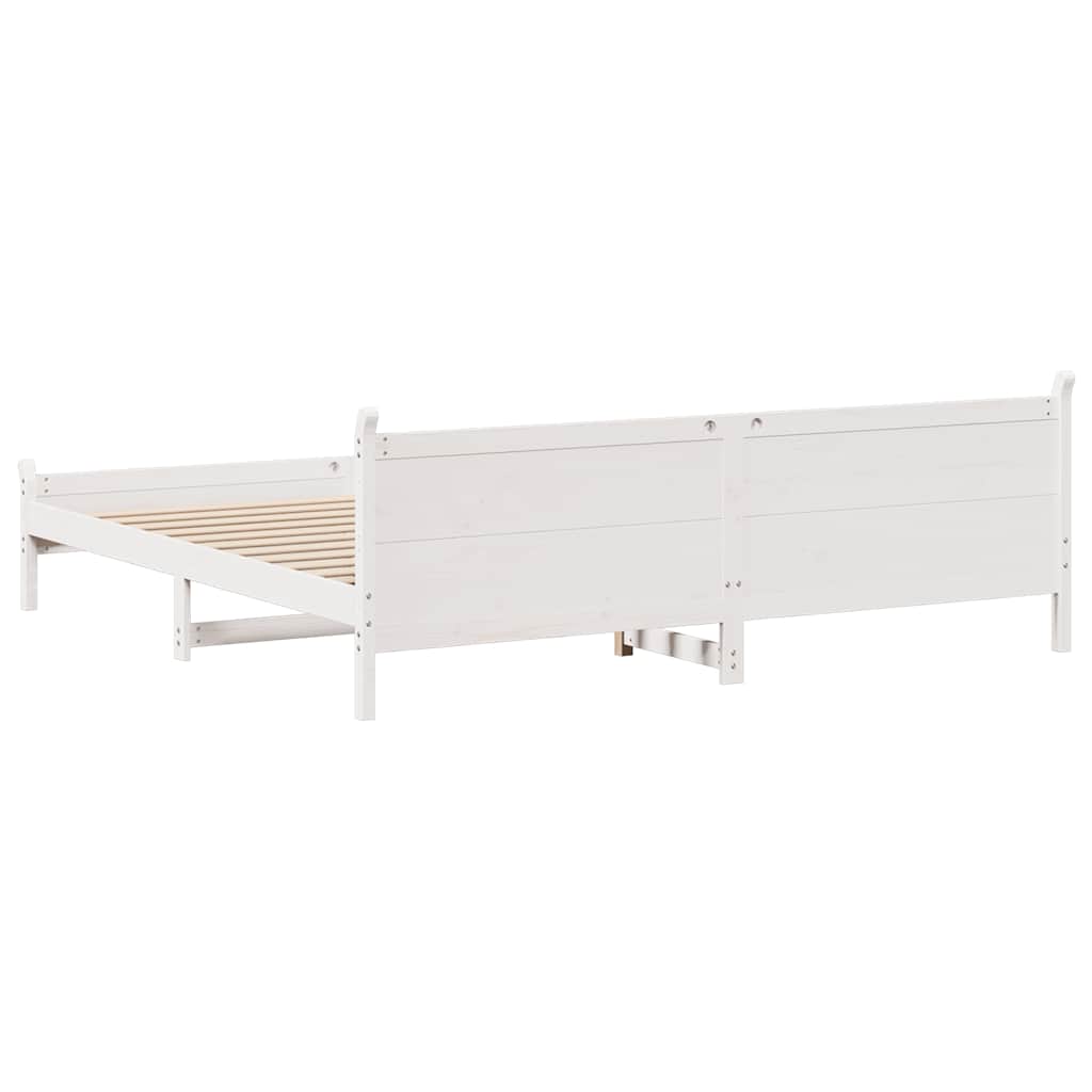Bedframe Zonder Matras Massief Grenenhout