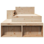 Bedframe Zonder Matras Massief Grenenhout
