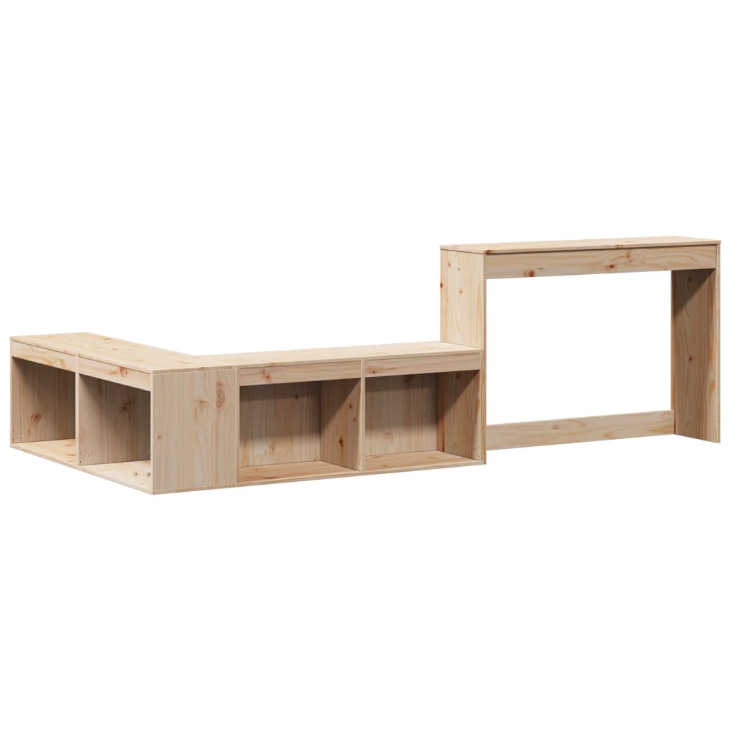 Bedframe Zonder Matras Massief Grenenhout