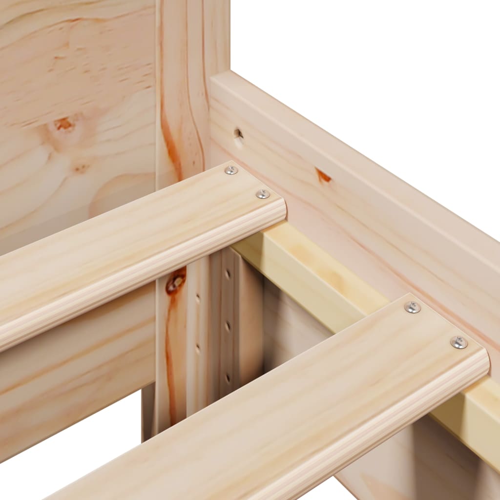 Bedframe Zonder Matras Massief Grenenhout