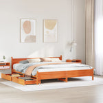 Bedframe Zonder Matras Massief Grenenhout