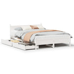 Bedframe Zonder Matras Massief Grenenhout