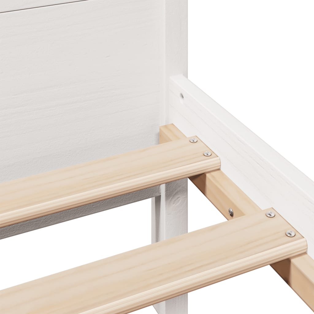 Bedframe Zonder Matras Massief Grenenhout