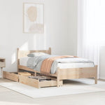 Bedframe Zonder Matras Massief Grenenhout