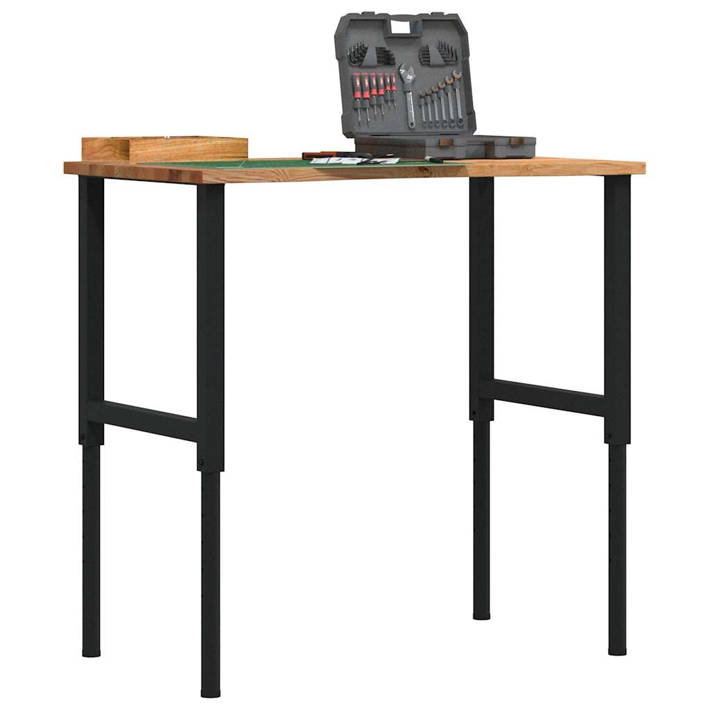 Werkbank 80X60X(71,5-98) Cm Eikenhout