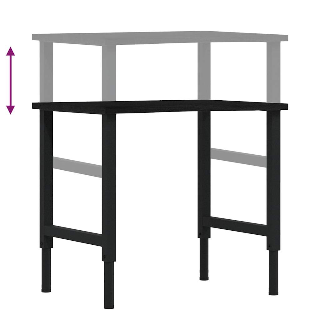 Werkbank 80X60X(71,5-98) Cm Eikenhout