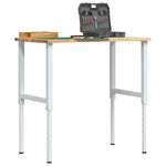 Werkbank 80X60X(71,5-98) Cm Eikenhout