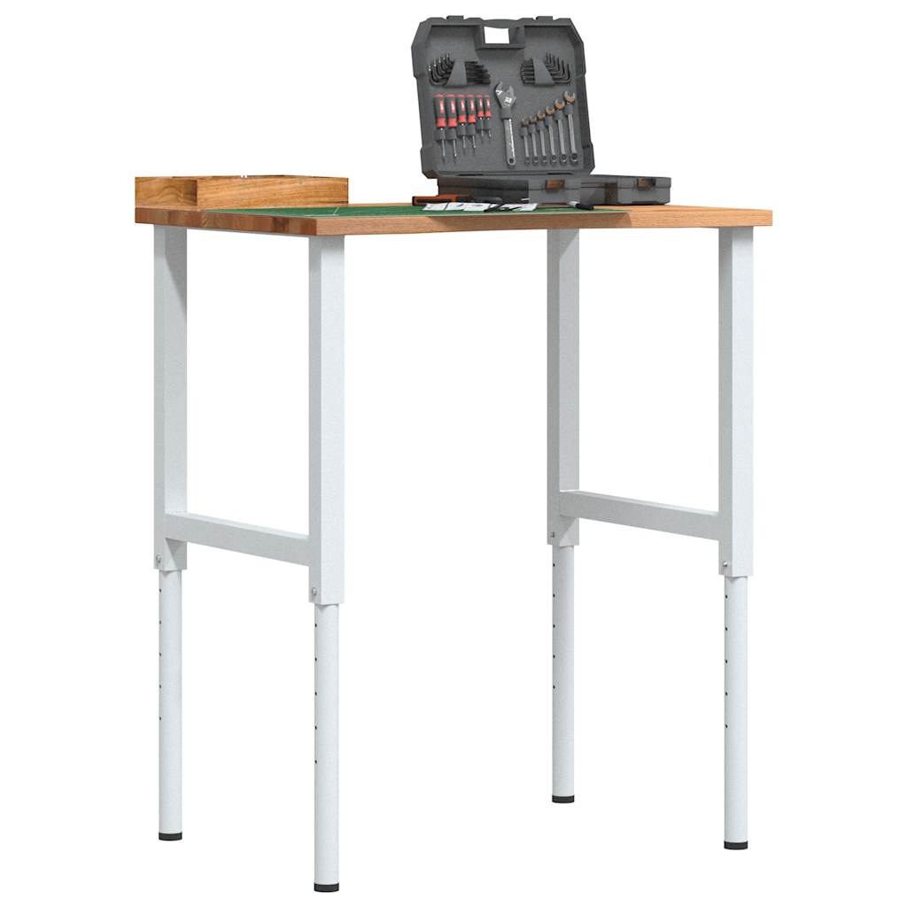 Werkbank 80X60X(71,5-98) Cm Eikenhout
