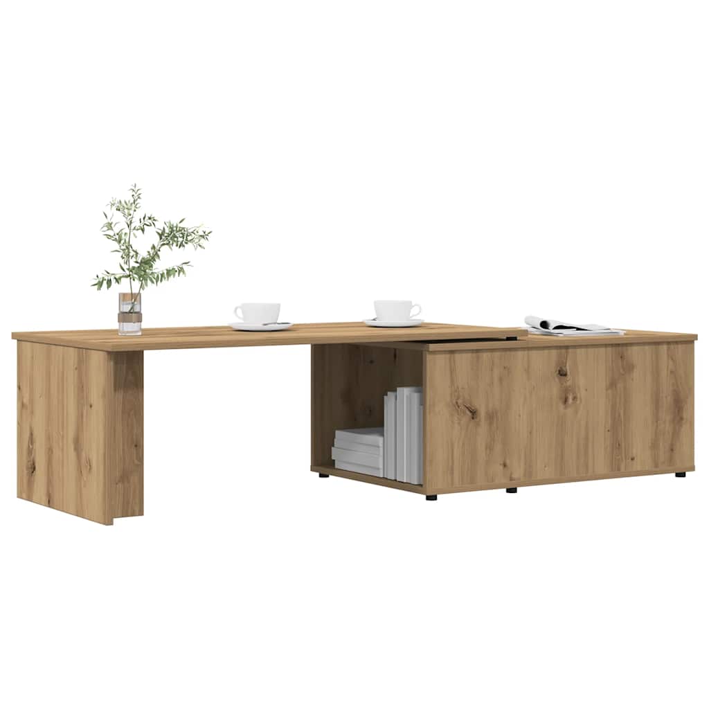 Salontafel 150X50X35 Cm Bewerkt Hout