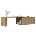 Salontafel 150X50X35 Cm Bewerkt Hout