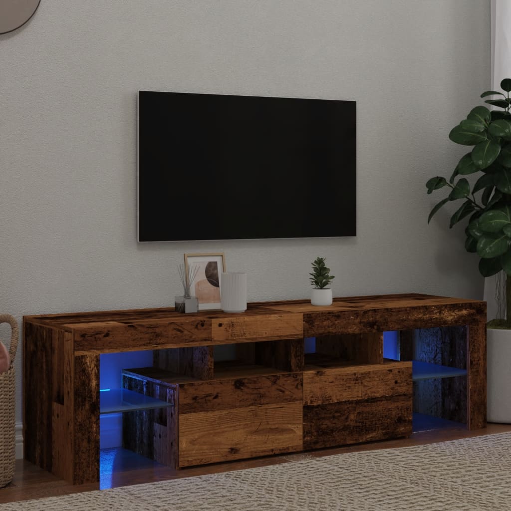 Tv-Meubel Met Led-Verlichting 140X36,5X40 Cm