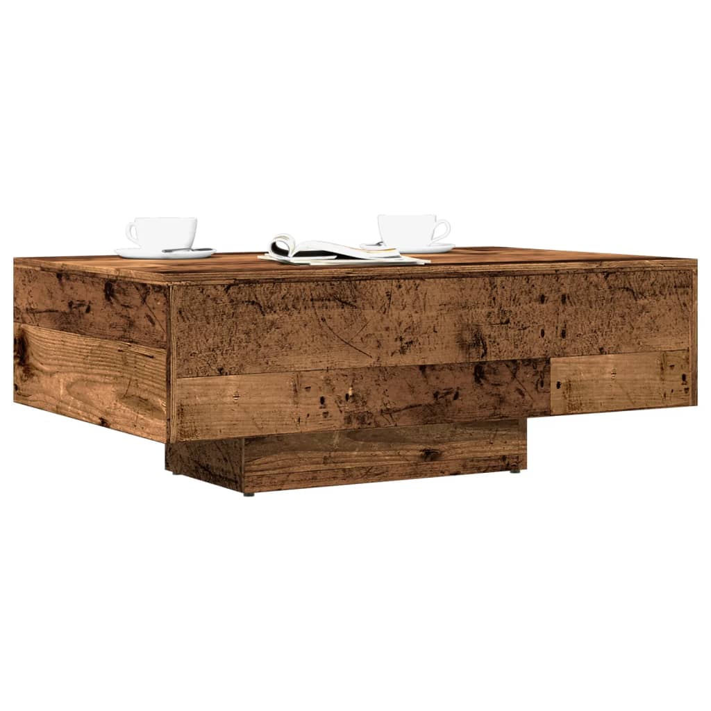 Salontafel Bewerkt Hout