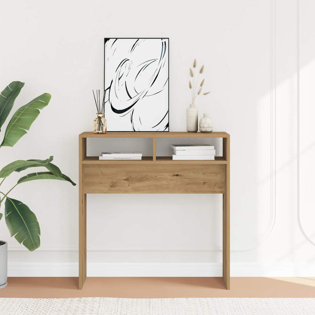 Wandtafel 78X30X80 Cm Bewerkt Hout