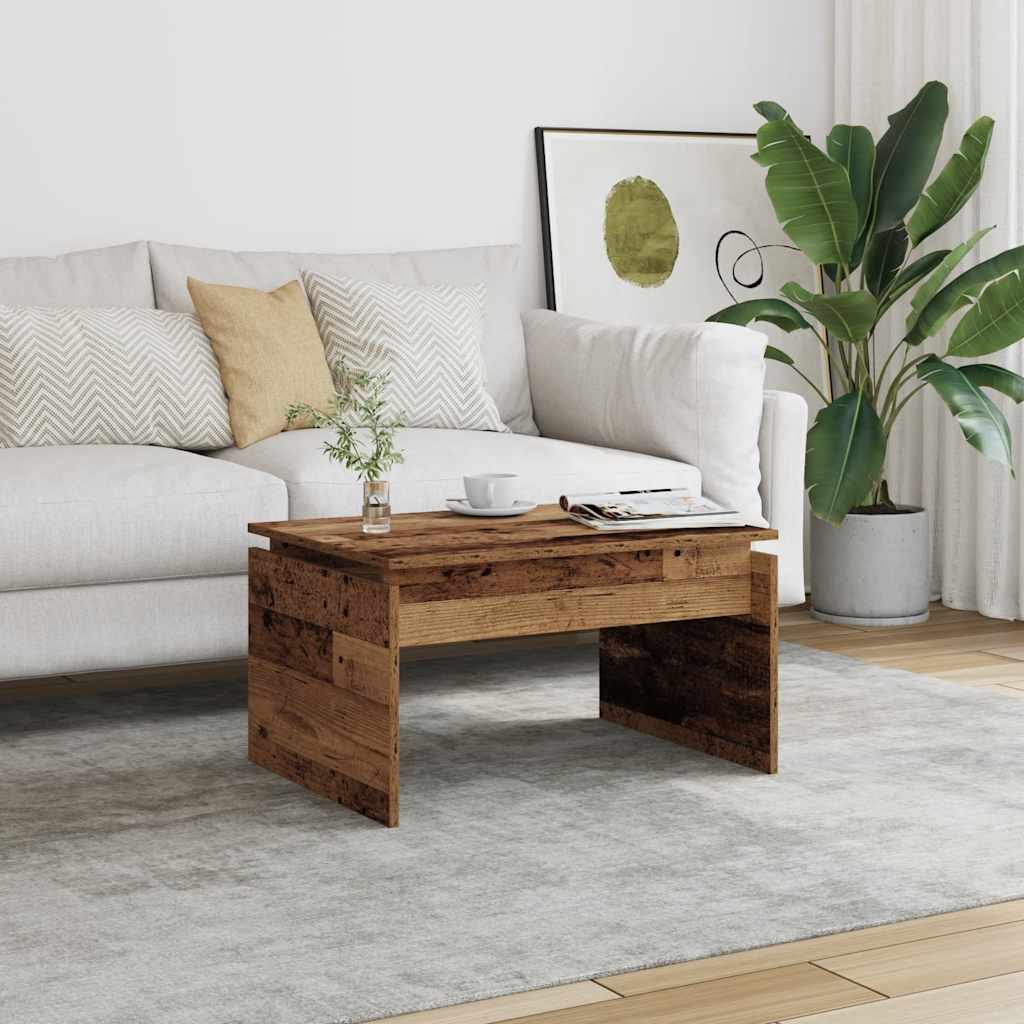 Salontafel 68X50X38 Cm Bewerkt Hout