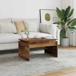Salontafel 68X50X38 Cm Bewerkt Hout
