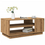 Salontafel 102X55X43 Cm Bewerkt Hout