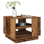 Salontafel 55X55X43 Cm Bewerkt Hout