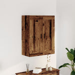Wandkast 69,5X34X90 Cm Bewerkt Hout