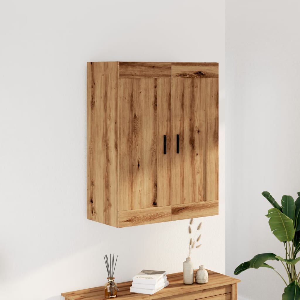 Wandkast 69,5X34X90 Cm Bewerkt Hout