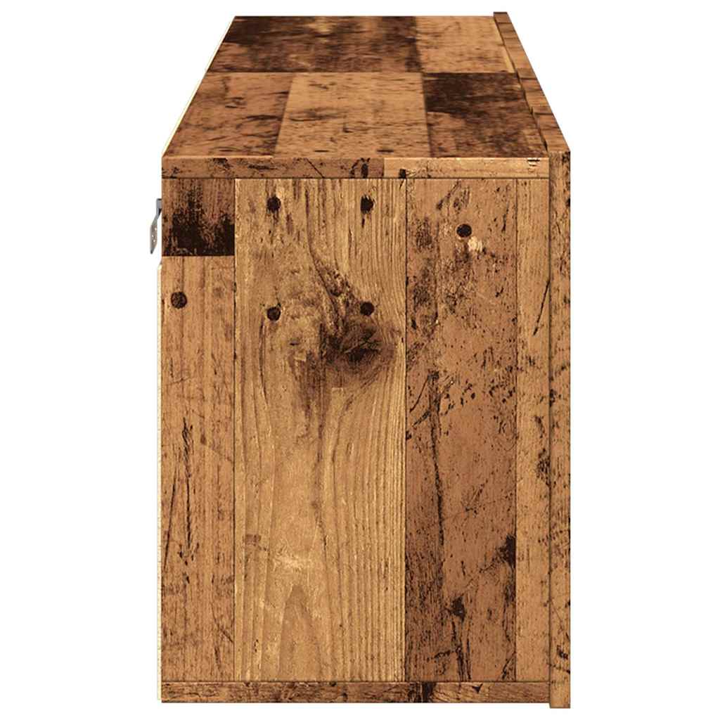 Tv-Meubels 2 St Wandgemonteerd 60X30X41 Cm Oud Houtkleurig