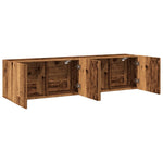 Tv-Meubels 2 St Wandgemonteerd 80X30X41 Cm Oud Houtkleurig