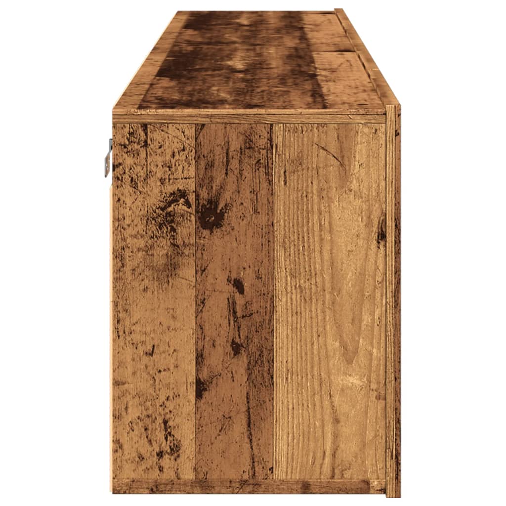 Tv-Meubels 2 St Wandgemonteerd 80X30X41 Cm Oud Houtkleurig