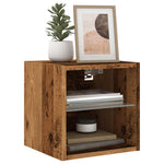 Tv-Wandmeubel Met Led-Verlichting 30X28,5X