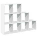 Kamerscherm / Boekenkast 3-Laags 137,5X29X103,5 Cm Hout Wit