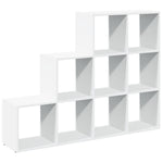 Kamerscherm / Boekenkast 3-Laags 137,5X29X103,5 Cm Hout Wit