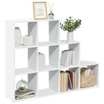 Kamerscherm / Boekenkast 3-Laags 137,5X29X103,5 Cm Hout Wit