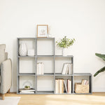 Kamerscherm / Boekenkast 3-Laags 137,5X29X103,5 Cm Hout Grijs Betongrijs