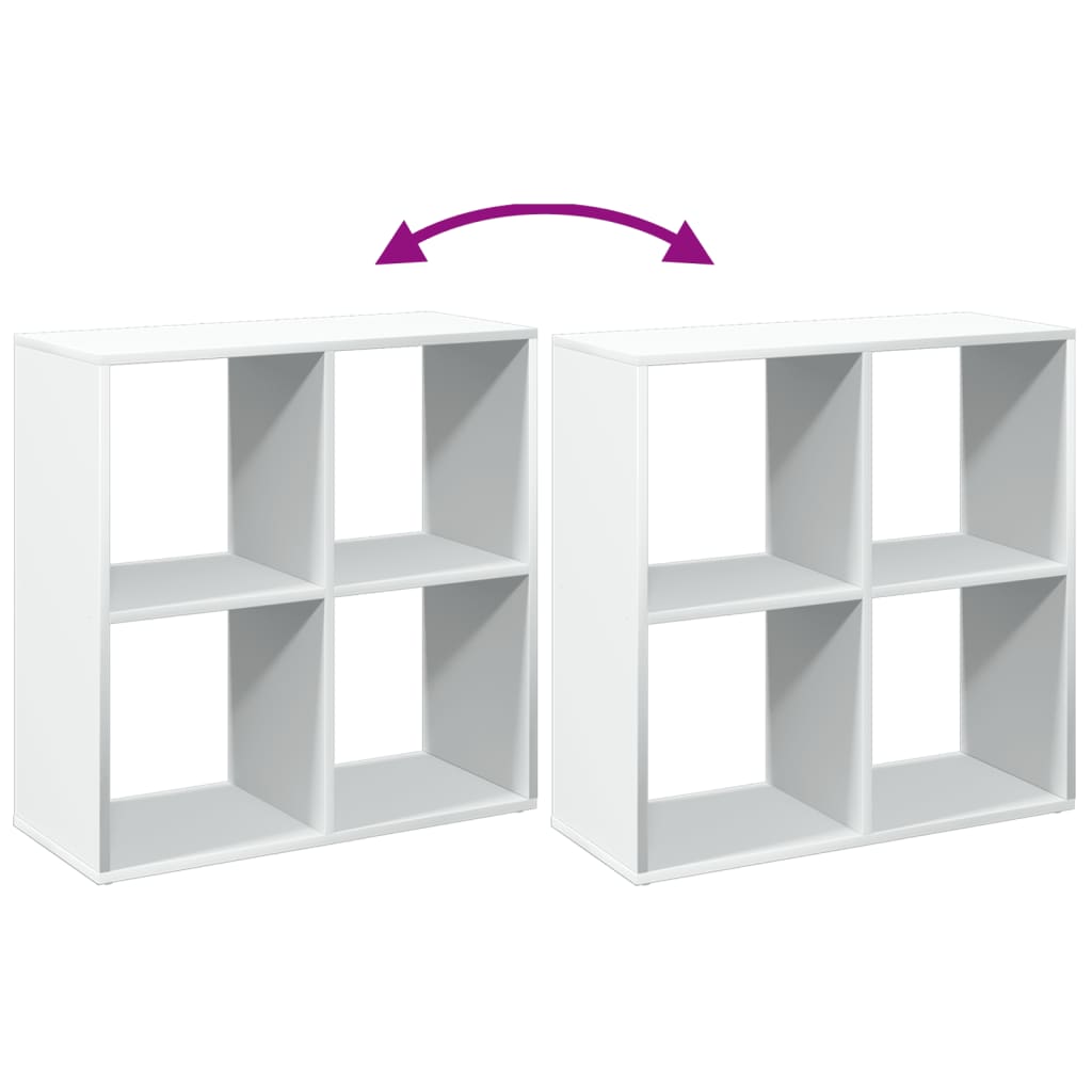 Kamerscherm / Boekenkast 69,5X29X69,5 Cm Bewerkt Hout