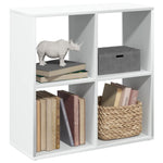 Kamerscherm / Boekenkast 69,5X29X69,5 Cm Bewerkt Hout