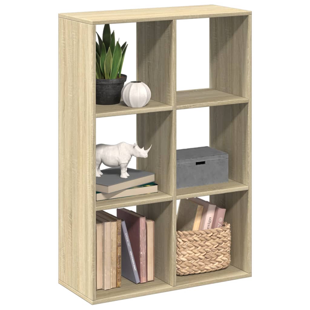 Kamerscherm / Boekenkast 69,5X29X137,5 Cm Hout Sonoma Eiken
