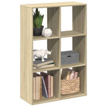 Kamerscherm / Boekenkast 69,5X29X137,5 Cm Hout Sonoma Eiken