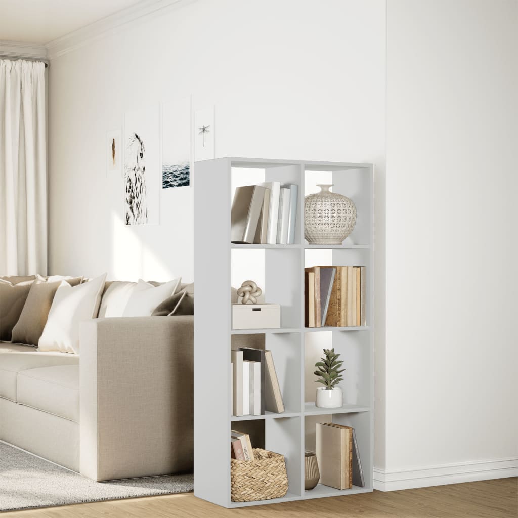 Kamerscherm / Boekenkast 69,5X29X137,5 Cm Bewerkt Hout Wit