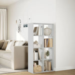 Kamerscherm / Boekenkast 69,5X29X137,5 Cm Bewerkt Hout Wit