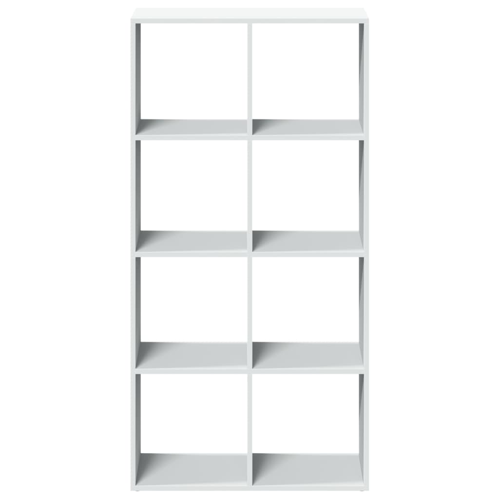 Kamerscherm / Boekenkast 69,5X29X137,5 Cm Bewerkt Hout Wit