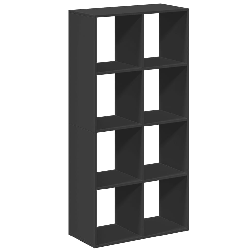 Kamerscherm / Boekenkast 69,5X29X137,5 Cm Bewerkt Hout Zwart