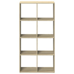 Kamerscherm / Boekenkast 69,5X29X137,5 Cm Hout Sonoma Eiken