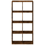 Kamerscherm / Boekenkast 69,5X29X137,5 Cm Hout Gerookt Eiken
