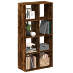 Kamerscherm / Boekenkast 69,5X29X137,5 Cm Hout Gerookt Eiken