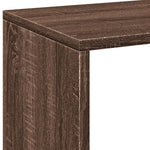 Kamerscherm / Boekenkast 69,5X29X137,5 Cm Hout Bruin Eikenkleur