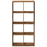 Kamerscherm / Boekenkast 69,5X29X137,5 Cm Hout Kleur Oud Hout