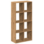 Kamerscherm / Boekenkast 69,5X29X137,5 Cm Hout Artisanaal Eiken Artisanaal Eikenkleurig