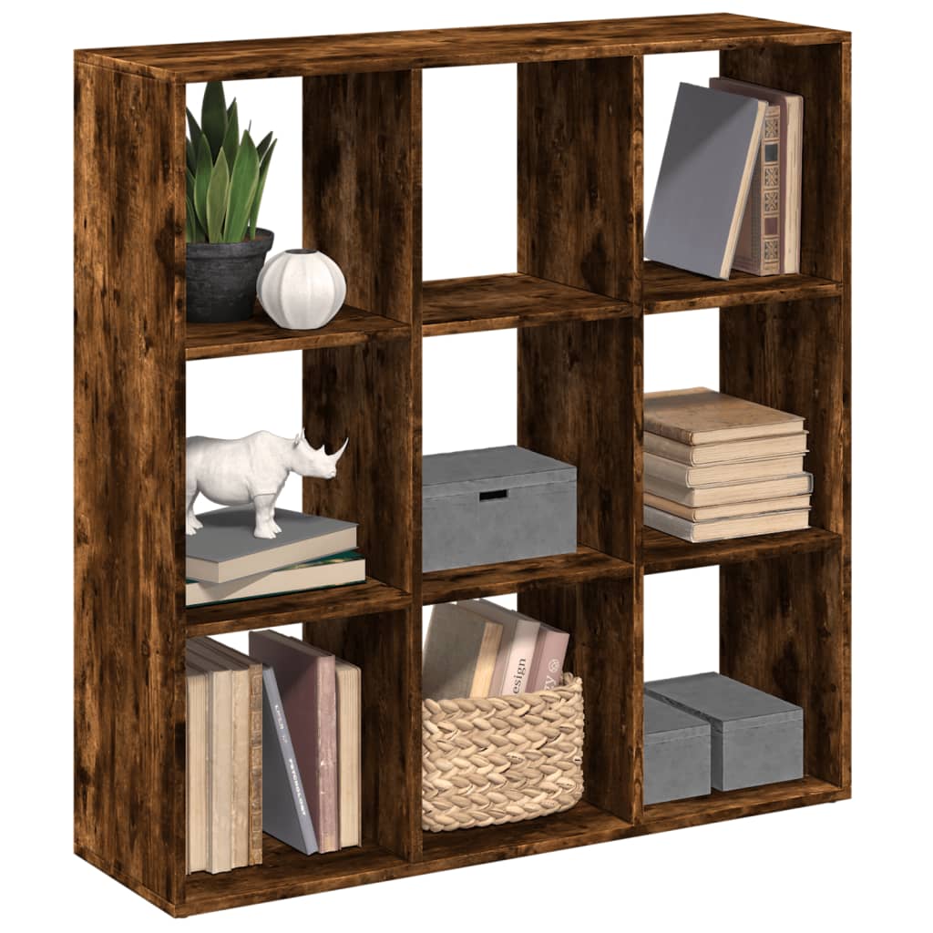 Kamerscherm / Boekenkast 69,5X29X137,5 Cm Hout Gerookt Eiken