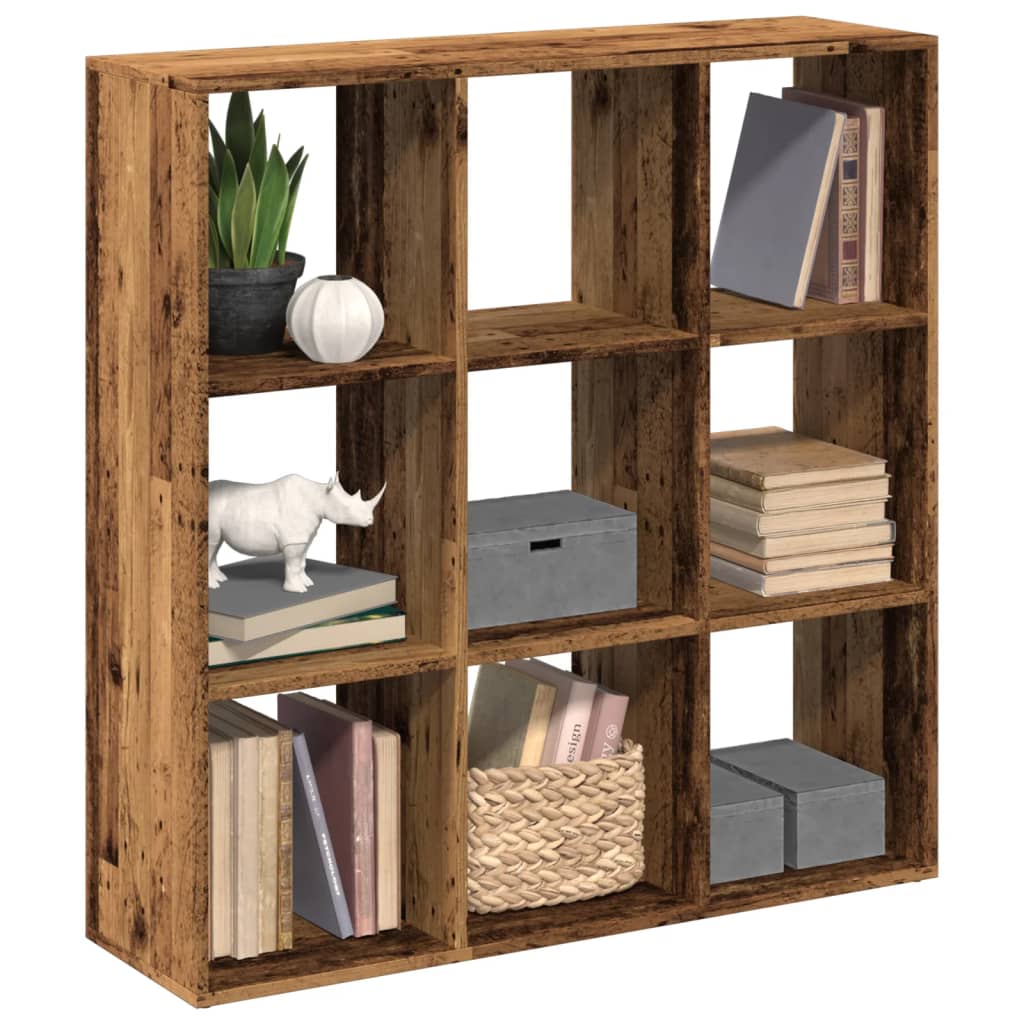 Kamerscherm / Boekenkast 69,5X29X137,5 Cm Hout Kleur Oud Hout