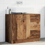 Wastafelkast 63X30X54 Cm Bewerkt Hout